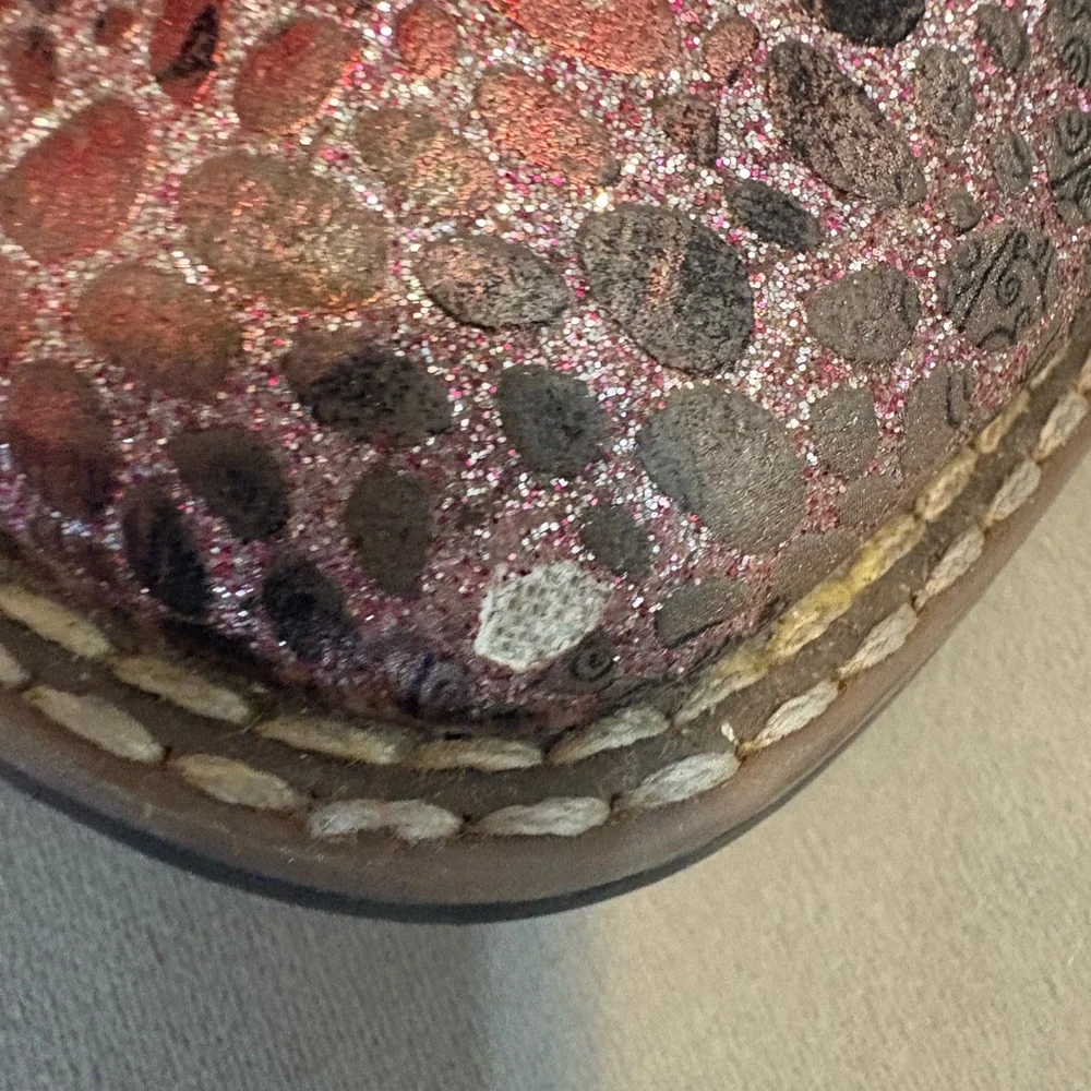 Women's Western Boots - Pink and Brown